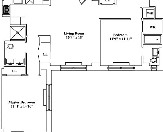 2nd image of 27 W 72nd St #907