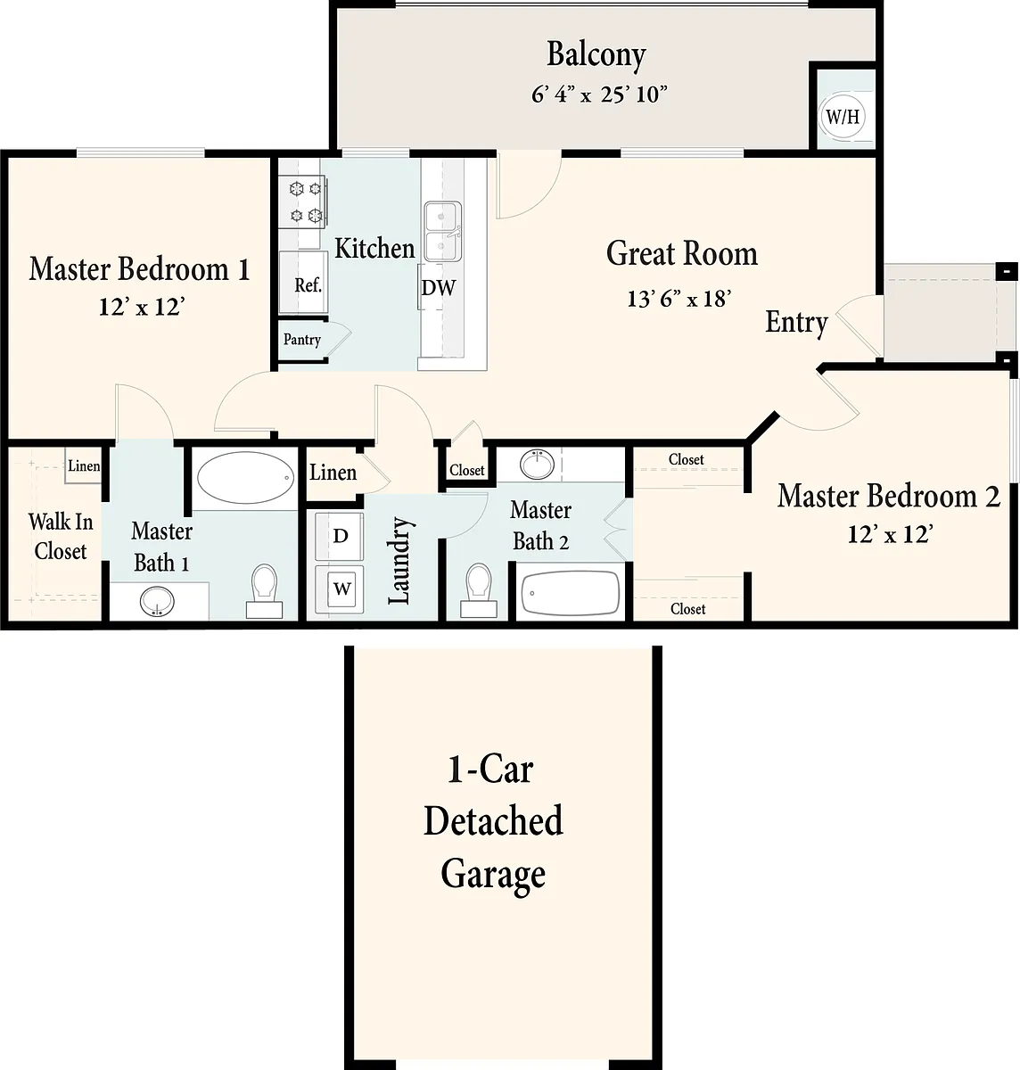 Floor plan The Youngstown - Second Floor