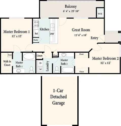 Floor plan The Youngstown - Second Floor