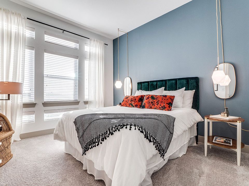 The Crosby at The Brickyard large bedroom space with great natural lighting