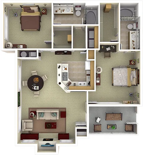 Floor plan Residence 5 Luxury