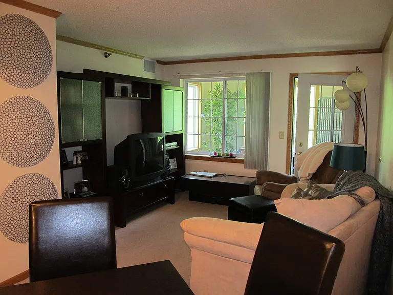 Living room and 3 season enclosed porch