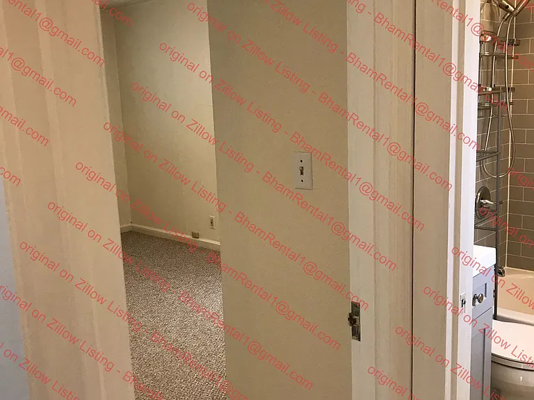 Bathroom doorway, Back Bdrm doorway