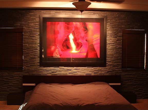 Master-custom stone wall