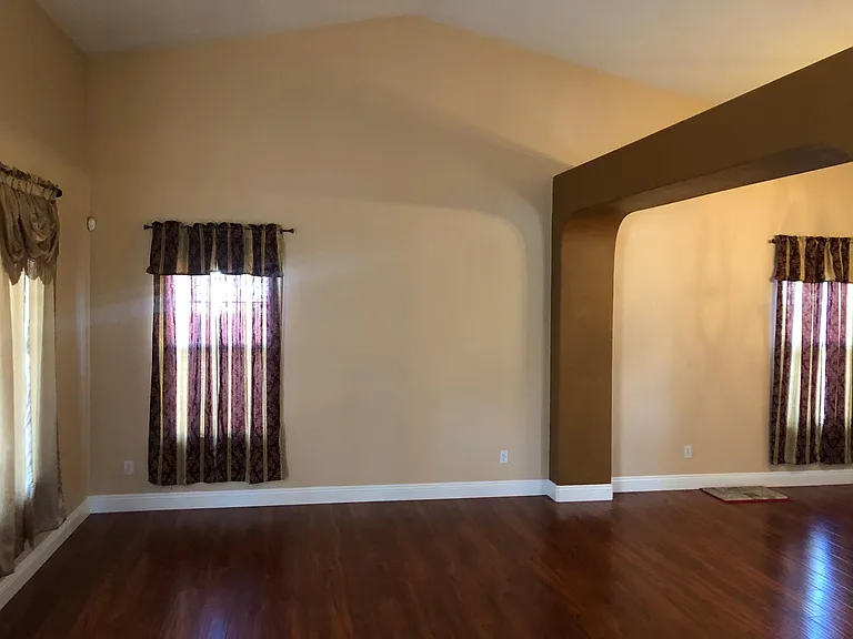 Living Room at entry with dining room to right side