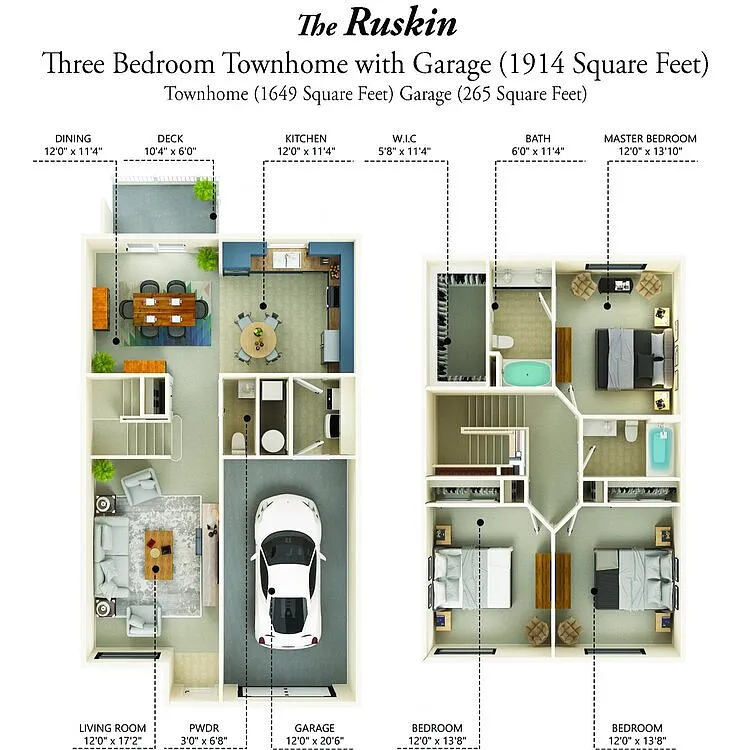 Floor plan Ruskin