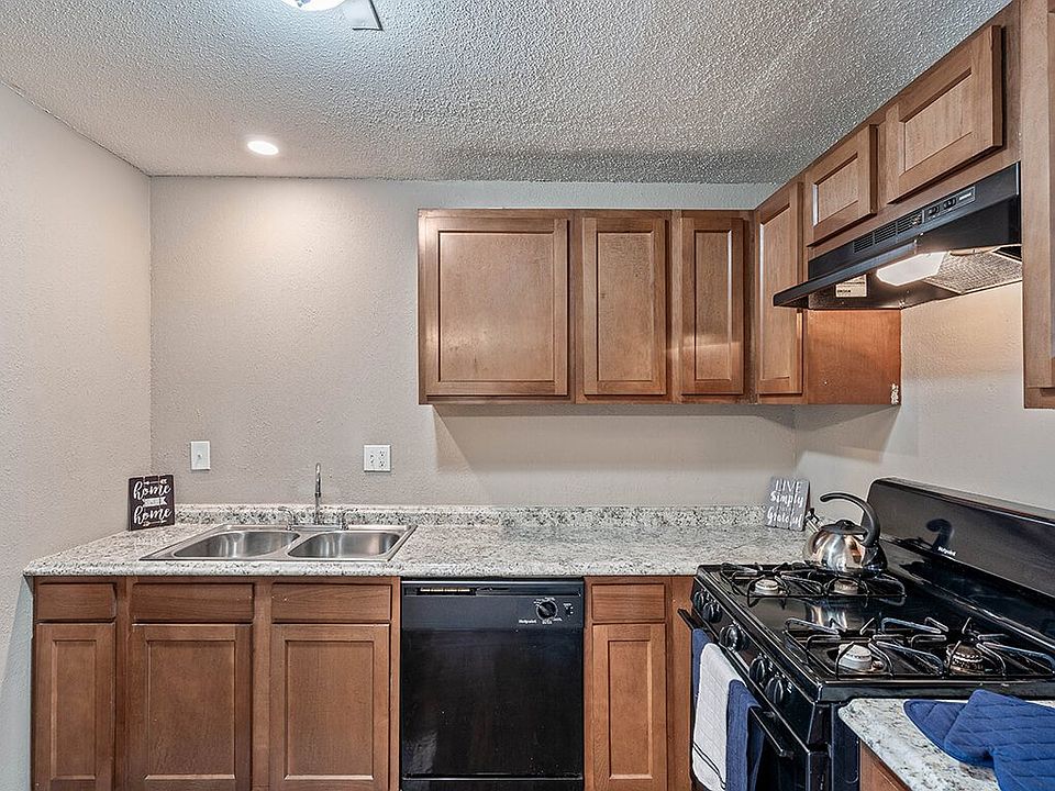 Kitchen with Wood Cabinets
