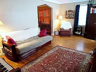 Living room from front door