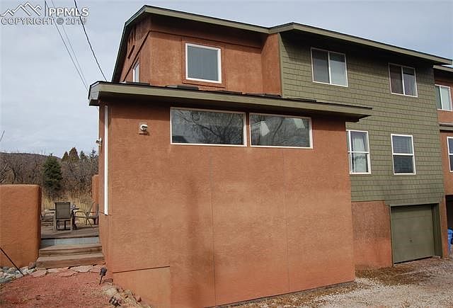 Side front door off patio