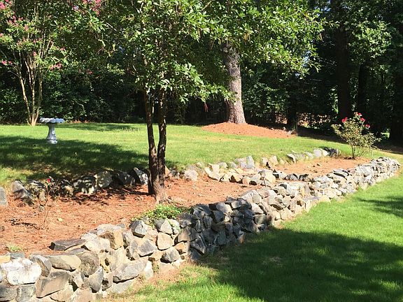 Fully fenced back yard