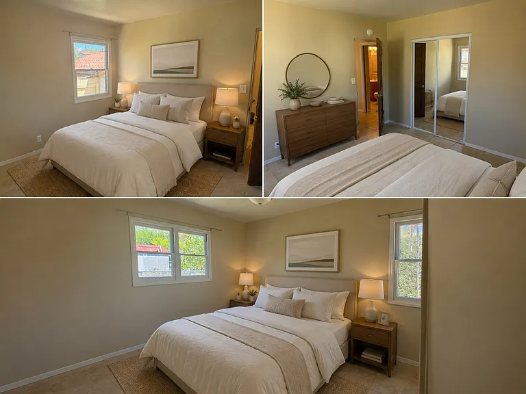 Bedroom 3 previously furnished.
This house is unfurnished.