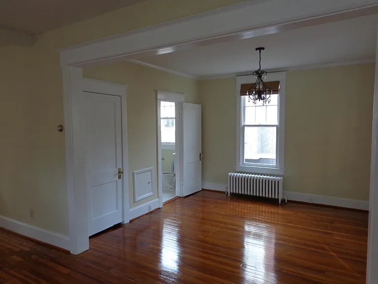 Dining/living room; view from front door.