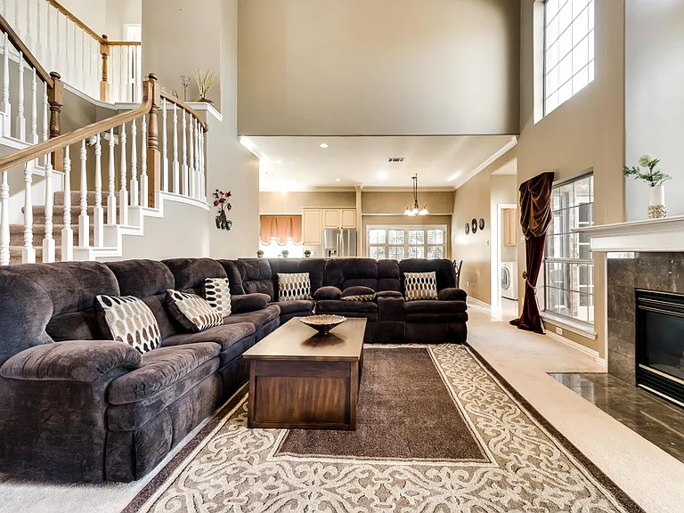 Family Room to Breakfast Nook View