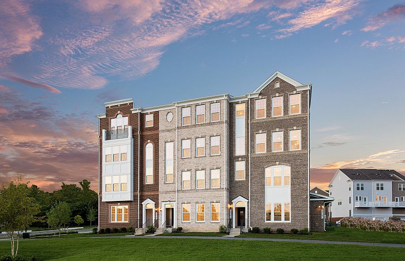 New luxury 2-level condos for sale in Germantown, MD at Century Row.