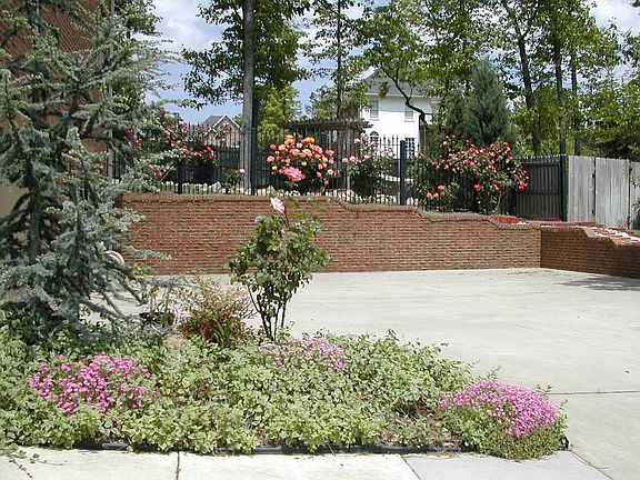 Wrought iron fencing