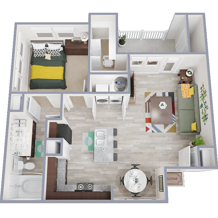 Floor plan A1 - A