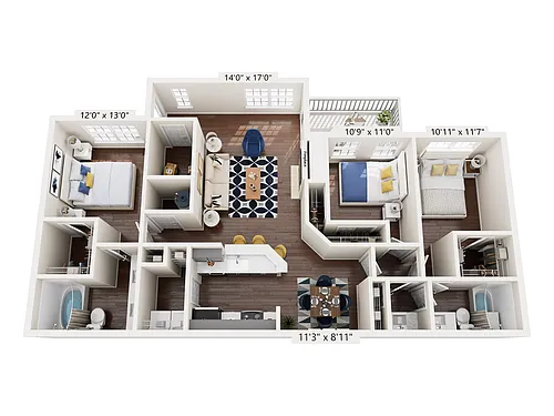 Floor plan The Madison