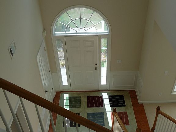 Entry hallway looking down from second floor