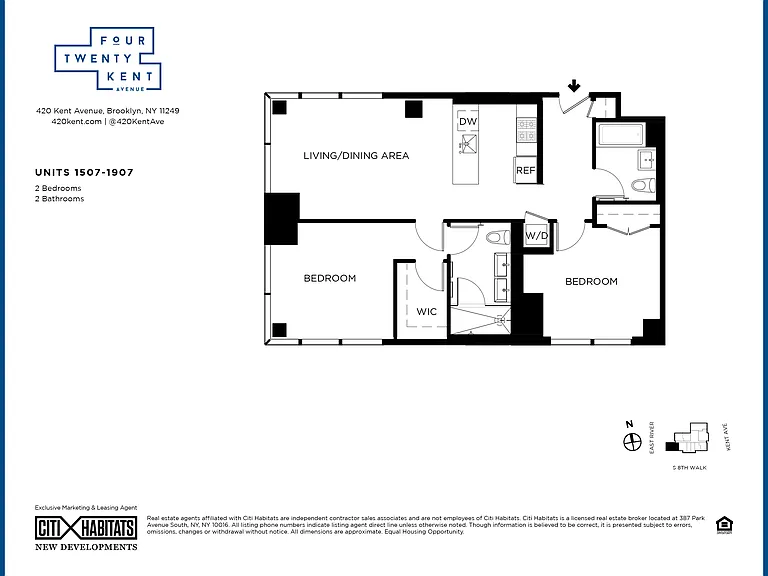 416 Kent Ave #1907 — Photo 2