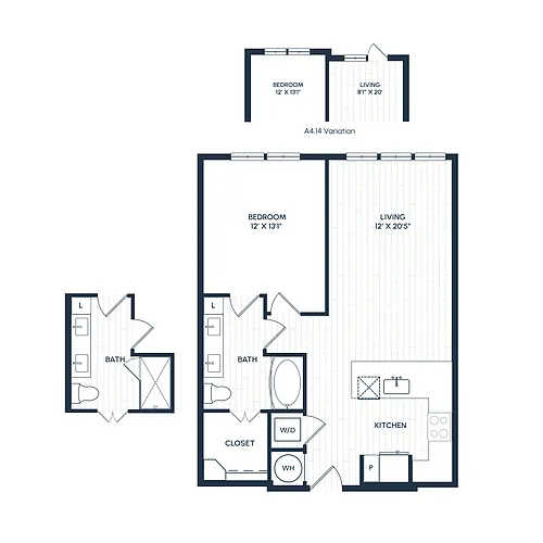 Floor plan A45