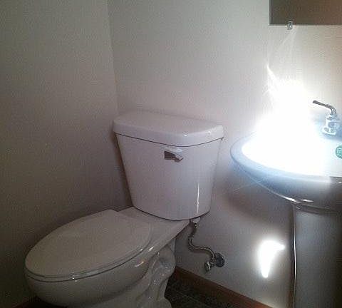 1/2 bath on 1st floor