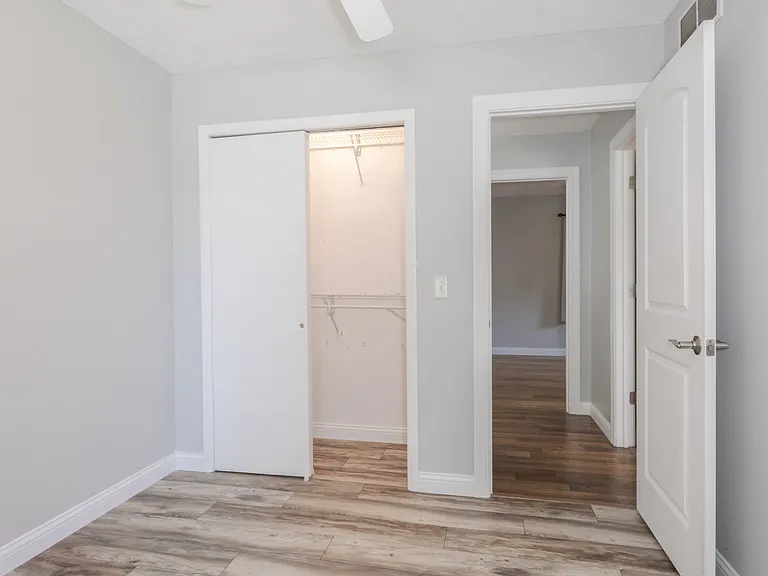 Bedroom 2 - all new flooring and paint. All bedrooms have great closet space.