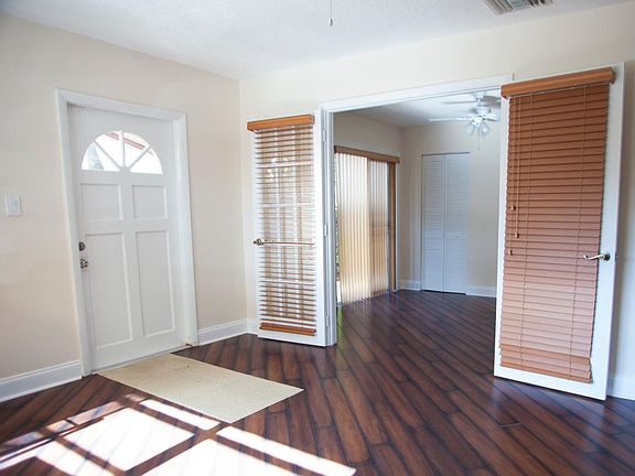 Entrance and view to 3rd bedroom/office.