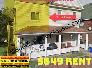 221 1/2 Ziegler Ave #2, Butler, PA 16001