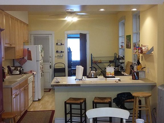 View from Dining Room into Kitchen