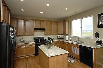 Kitchen with great views!
