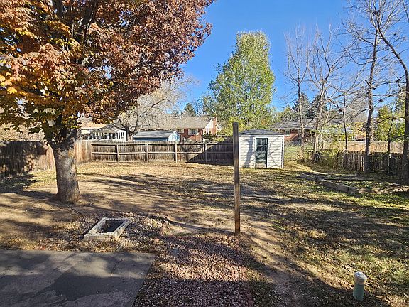 View of backyard from the house
