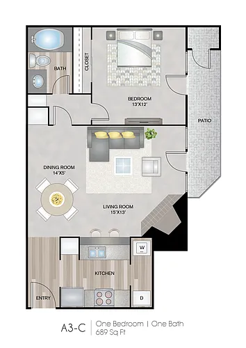 Floor plan A3-C