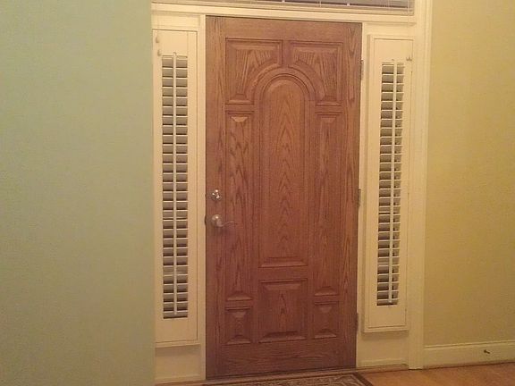 Entry way facing door