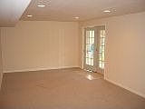 large rec room, walkout basement