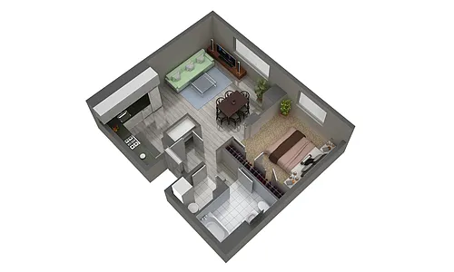 Floor plan A1R