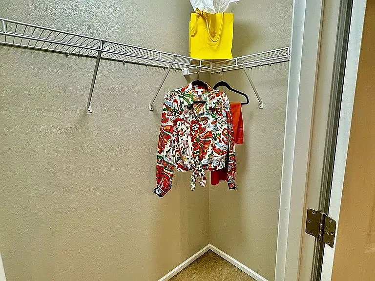 All rooms have large lit closets