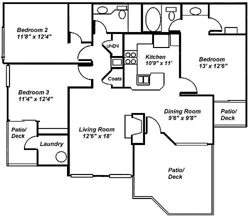 Floor plan Cozumel