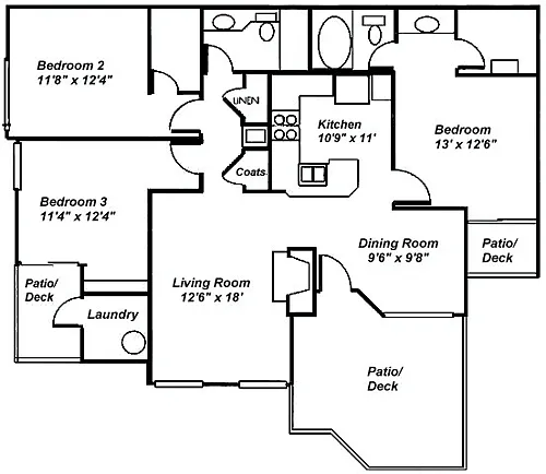 Floor plan Cozumel