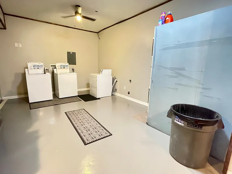 Onsite coin laundry machines