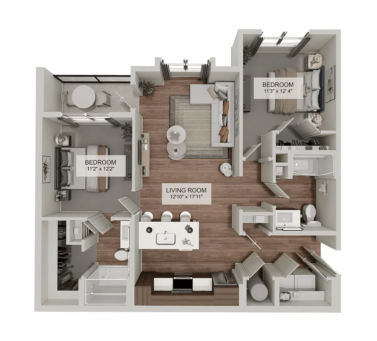 Floor plan The Willow Select (B1B)