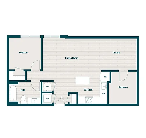 Floor plan B3A