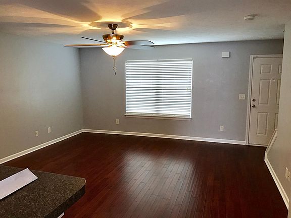 View of living room from the kitchen.