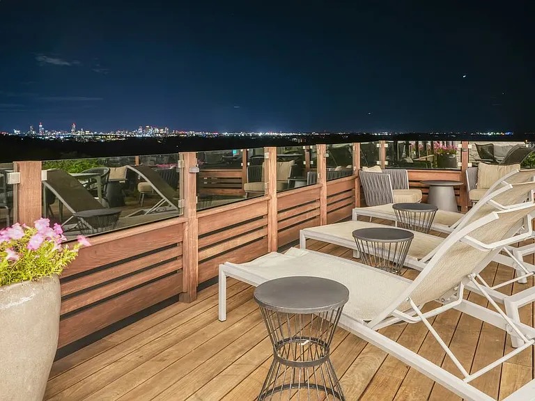 Rooftop lounge