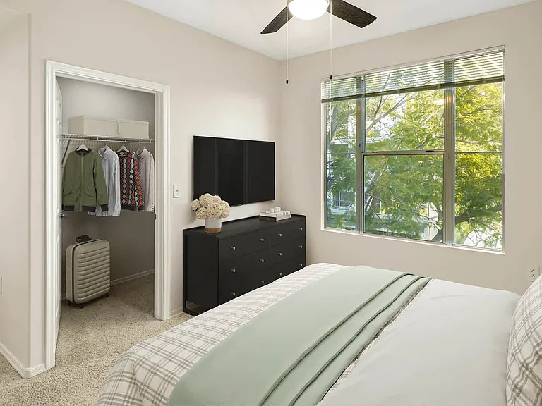 Carpeted Bedroom