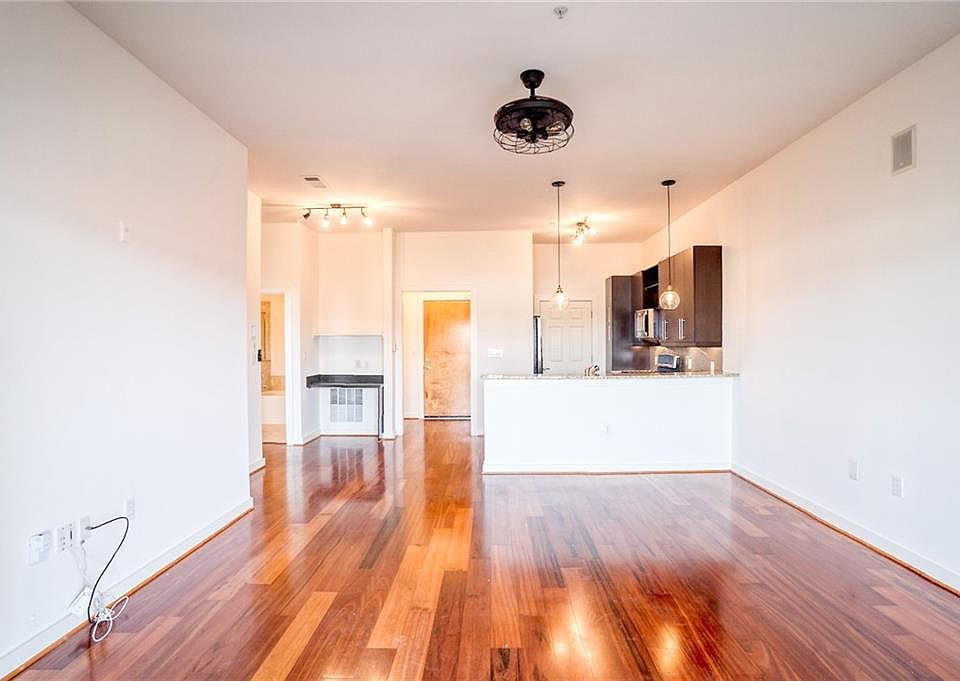Living room, fresh paint, new modern lighting