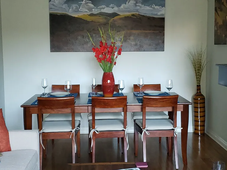 dining area off the living room