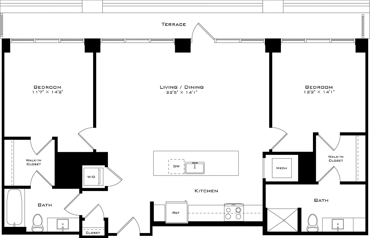 Floor plan B14