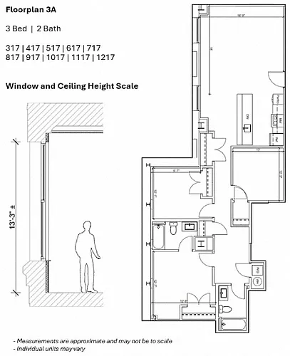 Floor plan 3BR 3A