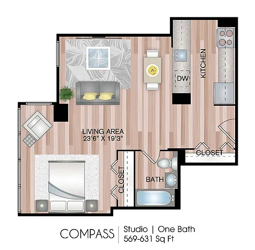 Floor plan Compass