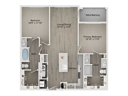 Floor plan B1